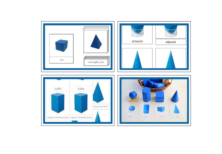 الكروت الثلاثيه المجسمات الهندسيه